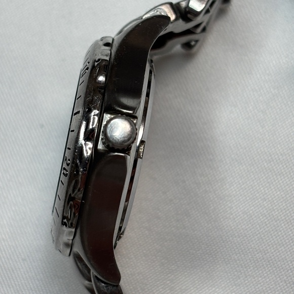 Fossil Steel Women's Wristwatch Stainless Steel Blue Date FS-2593 100 Meters - Picture 4 of 11